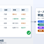契約一覧とリース判定メモを使って新リース基準対応の確認事項を整理する図解